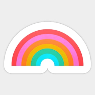 Retro Rainbow Sticker